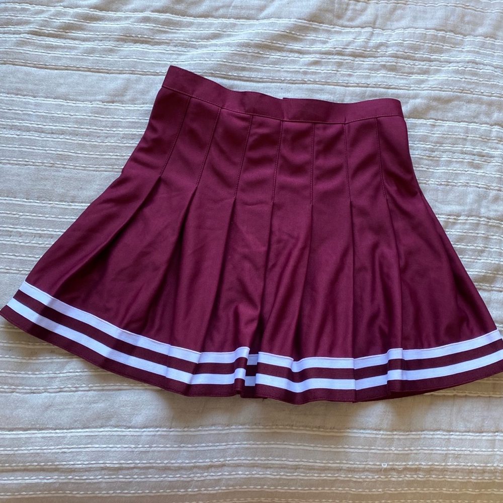 Maroon Varsity Skirt